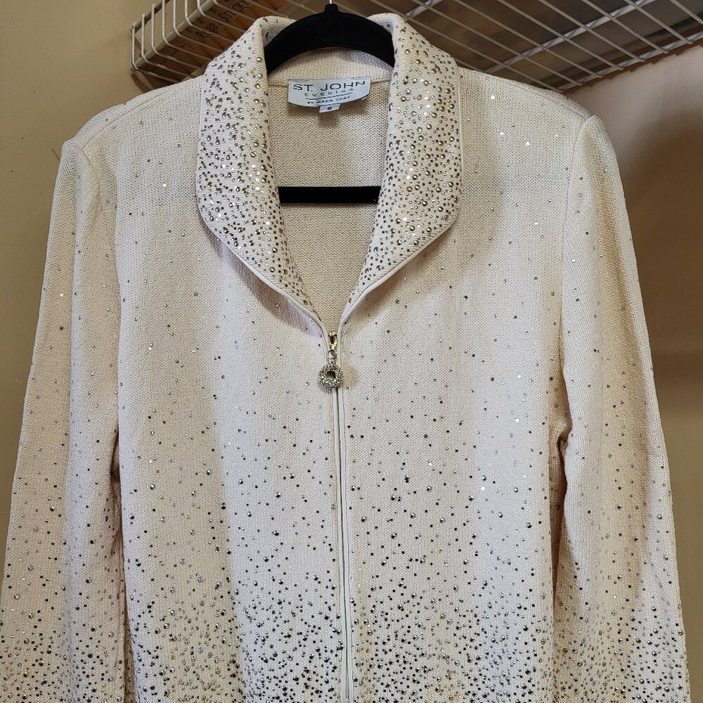St. John Evening jacket, Sz 8